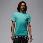 ★ Nike★ Jordan Jumpman Short Sleeve T-Shirt M Carbon Heat Jordan Men's T-Shirt Jumpman Short Sleeve Crew Athletic